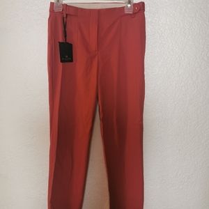 Massimo Dutti Women trousers red 4